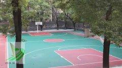 岳塘区首片新国标篮球场由365bet亚洲版建成